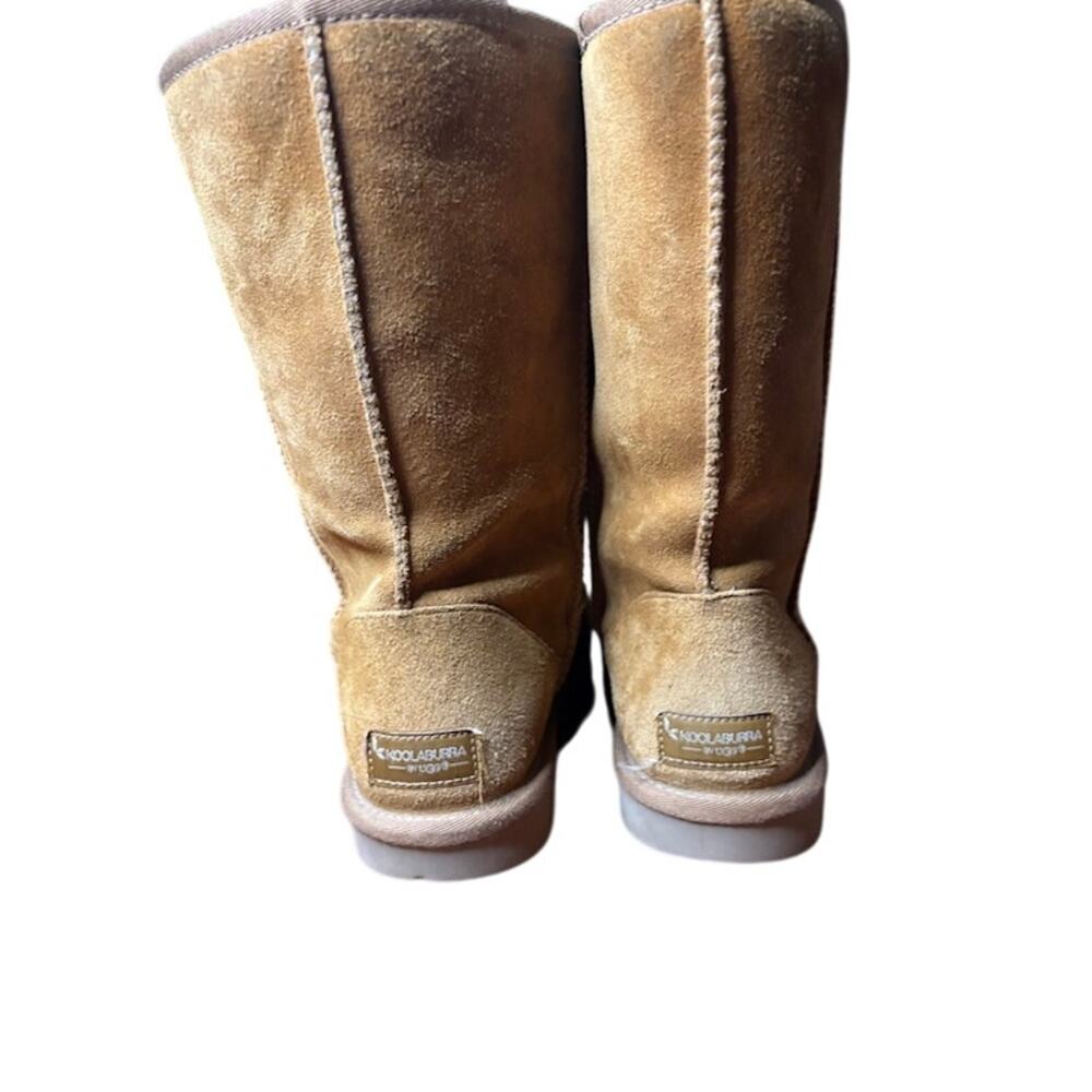 Koolaburra By UGG Classic Brown Suede Boots Women's 9 Winter Sherpa Lined - Picture 5 of 10